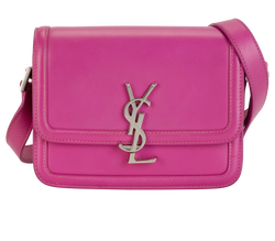 Small Solferino Crossbody, Leather, Pink, 0620, 2*